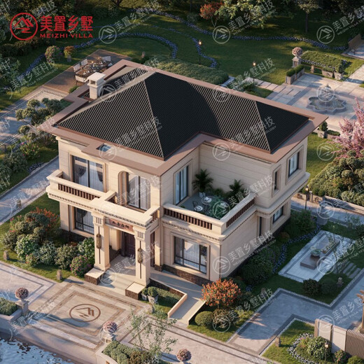 Meizhi Xiangshu Technology New I1-100 Standard Edition 2023 Villa Construction Rural Self-Built House Full-Inclusive Design Hardcover Delivery Deposit Xishifeng-Nuan Villa