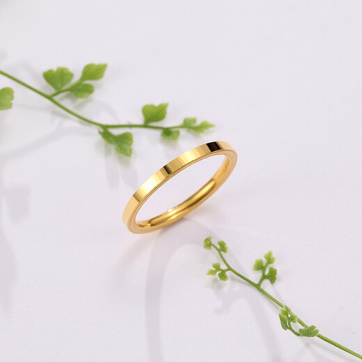 Trendy Acer resurgence solid gold gold ring for women, fashionable commuting ring, birthday gift for girlfriend, priced at 12, about 1.65g
