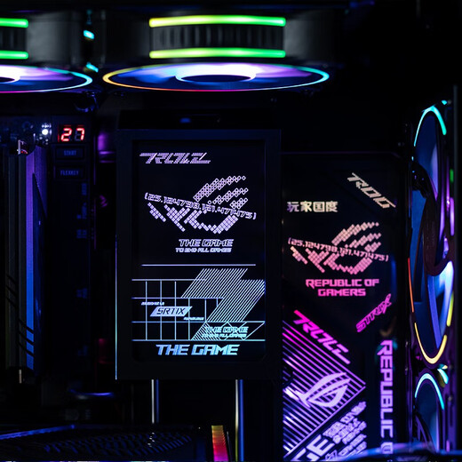 ASUS ROG family bucket 601 Sun God U7 265K/5070ti graphics card/5080 graphics card/5090 graphics card Republic of Players console game desktop computer assembly computer configuration two i7-14700KF/RTX5060TI