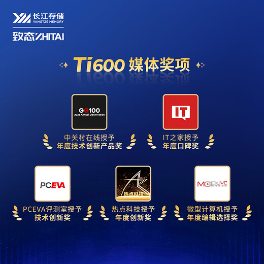 致态（ZhiTai）长江存储 500GB SSD固态硬盘 NVMe M.2接口 Ti600系列 (PCIe 4.0 产品)