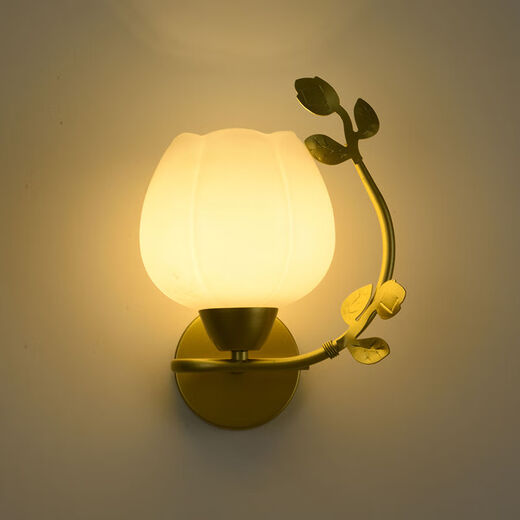 Yaotian wall lamp bedroom bedside lamp modern minimalist living room study creative wall lamp Nordic staircase aisle led lamp LG001 warm light