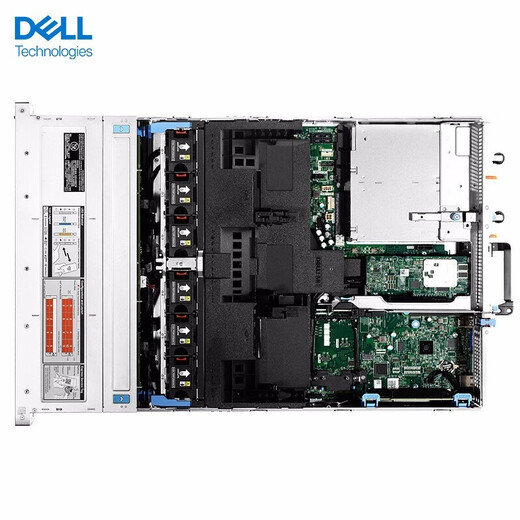 戴尔（DELL)PowerEdge R740 2U机架式双路服务器主机GPU运算深度学习有限元分析 2*银牌4216 2.1G 32核64线程  联系客服4006101360转461466