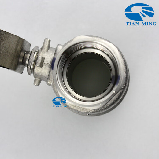 3042PC two-piece ball valve NPT thread internal thread straight thread G stainless steel two-piece Q11F soft seal 304 NPT1/4 DN8 L=51mm 19