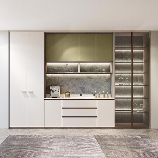 Sofia Customized Wardrobe Bedroom Cabinet Light Luxury Cloakroom Overall Large Wardrobe Whole House Customized Bedroom Furniture Storage Cabinet Yuan/Misu Series