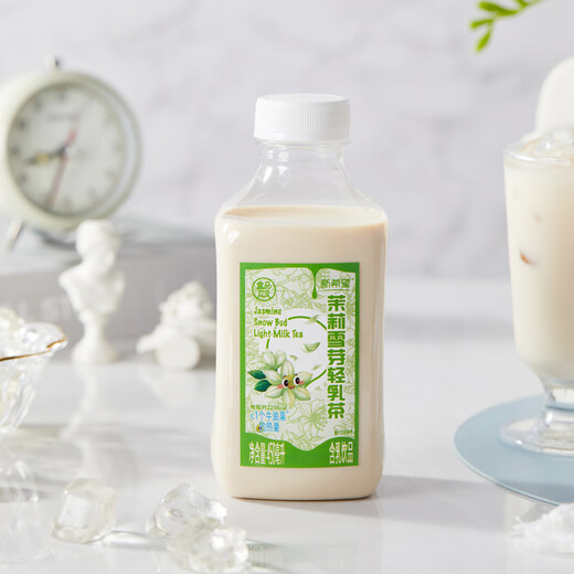 Jasmine Snow Bud Light Milk Tea Refreshing Tea Fragrance Extract Raw Milk Fusion Jasmine Fresh Pure Silky Short Life 1800ml Jasmine Snow Bud Light Milk Tea 450ml*4