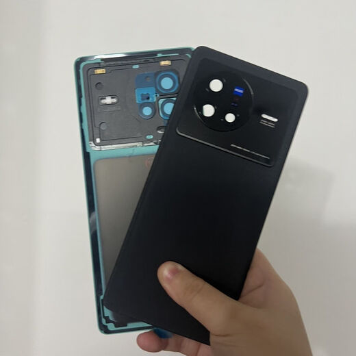 Suitable for vivox80 original back cover glass replacement x80Pro mobile phone back cover rear screen X80 battery cover frosted X80 to black back cover without frame lens