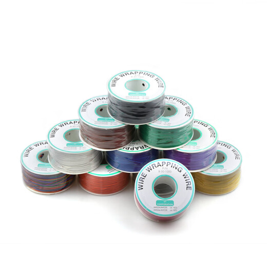 Cast solid OK wire circuit board flying wire PCB jumper electronic wire welding connection wire 30AWG wire single core copper wire red