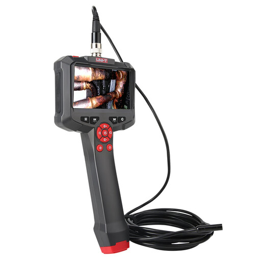 Uliide Endoscope Industrial Grade Visual High Definition Camera Car Repair Sewer Pipe Peep Detector Waterproof Probe UT665P Single Lens Lithium Battery Model/With 1 Meter Cable
