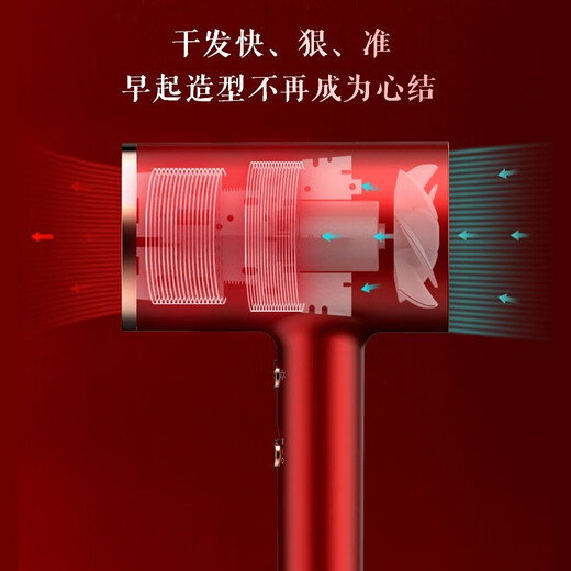 Haier hair dryer cold household constant temperature high power quick drying negative ion dormitory student hair care hair dryer popular hot model HC51-2026