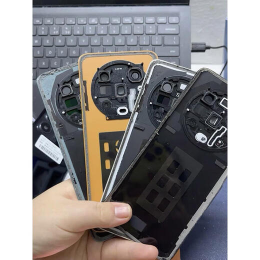 I is suitable for Honor Magic 4pro back cover original disassembly magc4 back shell glass battery cover mobile phone original shell Magic4pro bright black without frame