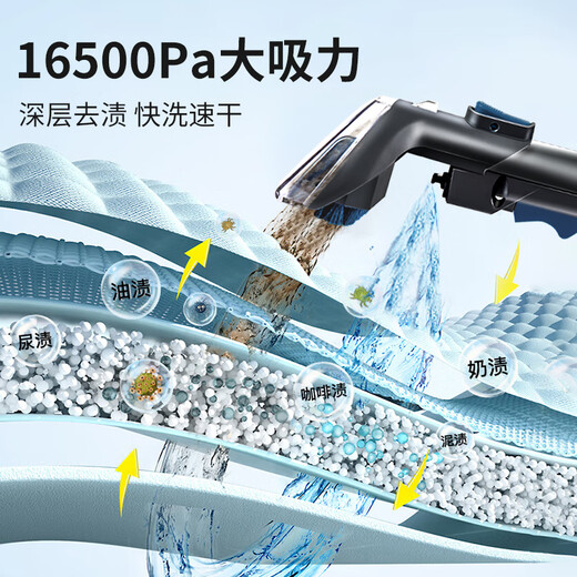 Vacmaster American Vacmaster fabric sofa cleaning machine Home soft carpet mattress curtain cleaning machine Technology cloth sofa fabric car multi-functional spray and suction all-in-one machine Fabric sofa carpet mattress pet cleaning machine