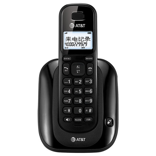 AT&T United States 31109 Chinese digital cordless base phone home business office wired landline telephone 31109 Chinese +1047-0 black one to one