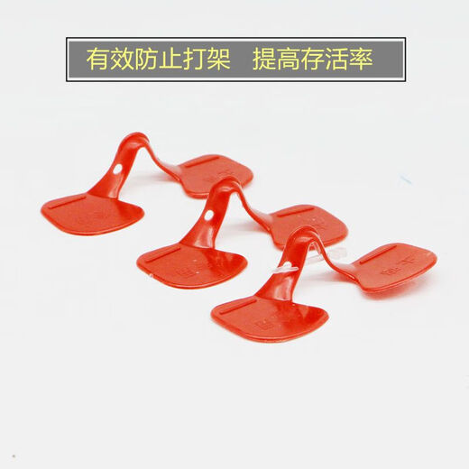 Vulgare-Hahngläser, Anti-Picking-Augenmaske für einheimische Hühner, Hühnergläser, große, mittlere und kleine Größe mit Löchern für Hühnergläser, Ausrüstung und Zubehör für die Hühneraufzucht, große Hühnergläser (geeignet für Hühner von 4,5 Jin Jin entsprechend 0,5 kg oder mehr), 500 Stück