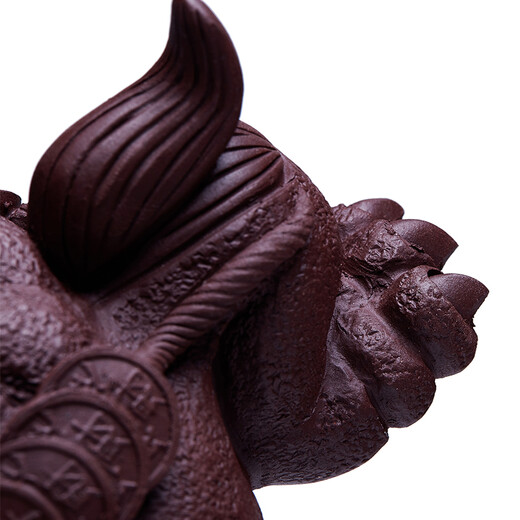 Zun Pot Zisha Tea Pet Golden Toad Can Raise Creative Boutique Ornaments Three-legged Golden Toad Good Luck Head Tea Set Accessories Good Luck Head