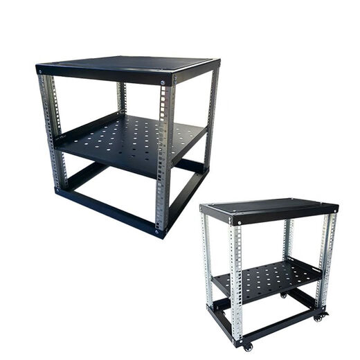 DYQT9U12U simple cabinet open 19-inch power amplifier rack power amplifier audio KTV assembly cabinet DIY 0x0x0cm black 1429MM high 523MM deep black