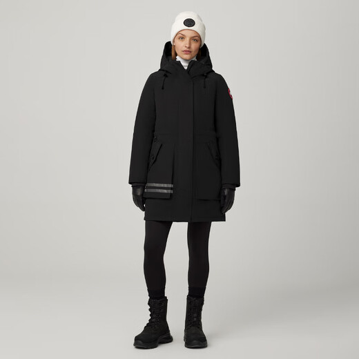 加拿大鹅（Canada Goose）Toronto 女士派克大衣户外休闲外套大鹅羽绒服 经典升级 1049W 381 黑色/黑色 S
