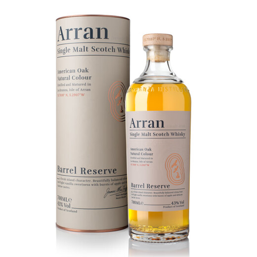 艾伦【国行正品】苏格兰进口 艾伦单一麦芽威士忌洋酒 雪莉桶年货送礼 艾伦波本桶单一麦芽威士忌