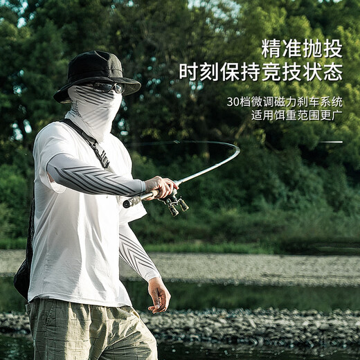 Beimingyu MP5 water droplet micro-lua fishing reel, black pan-purpose long-range anti-explosion line, all-metal fishing reel, water droplet wheel MP5-C8 right hand (general-purpose line cup)