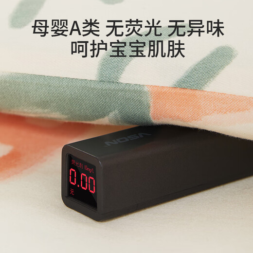 Li Mengsi crib surround soft bed bedside fence anti-collision splicing cloth baby child side anti-fall safety guard Orange Cute Rabbit single bed backrest length 60cm