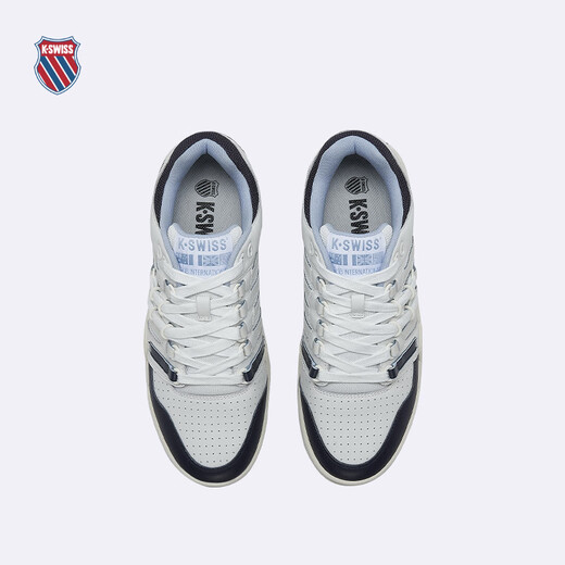 盖世威（K·SWISS）【秀场同款】休闲鞋男女春季情侣款休闲时尚满贯鞋9275-US 107温布尔登白/海军蓝/天青蓝 40 男