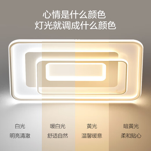 OPPLE ceiling lamp living room headlight smart LED lighting fixtures lighting simple modern atmosphere light luxury package 1 package installation