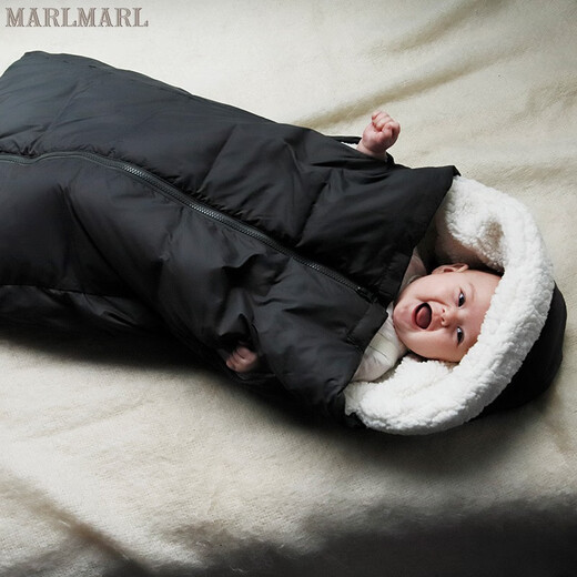 MARLMARL baby duvet carrier cover blanket windproof multi-purpose quilt baby cover03 charcoal fukusa gift packaging pink one size fits all