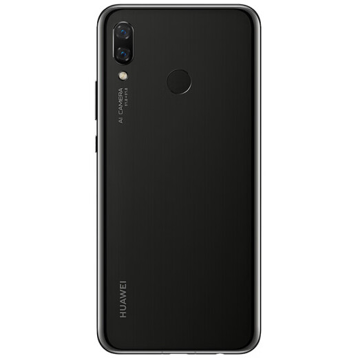 dodoweek is suitable for Huawei nova3 back cover 3i glass 3e mobile phone no3e back shell no battery back cover shell 4nova3 bright black + frame