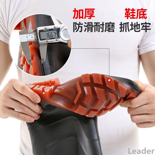 Famous waders, reservoir rain trousers with rain shoes, waterproof clothes, half-length one-piece waders for men, thickened whole body, 105 silk khaki half-length trousers, recommended model, shoe size 42