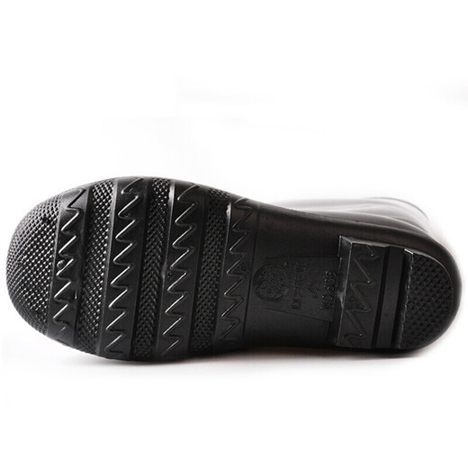 Pull back men's high school boots adult rain boots rubber shoes overshoes waterproof shoes water boots XHL38-B black high boots 42