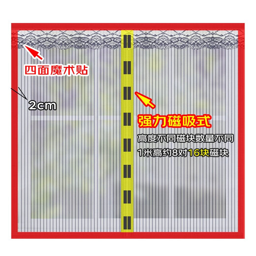 Love the whole life Diamond screen anti-mosquito screen Velcro-free self-adhesive window screen Removable screen summer insect-proof and fly-proof screen King screen window stripe gray magnetic suction style Private customization Contact customer service | Single shot will not be sent