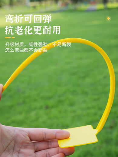 Two-legged running slope large ground sign gardening label gardening sign plant sign ground sign mark brand 50 cm slope white 30 sheets pencil