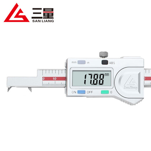Three-measure inner groove width vernier caliper 0-150mm inner groove width digital display caliper hole inner groove distance ruler JD033, 0-150mm inner groove width