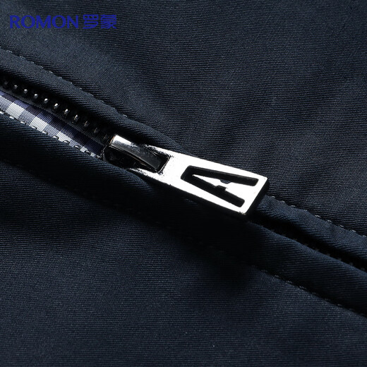 Romon 100% cotton jacket men's young and middle-aged spring and autumn coat work wear casual lapel dad wear men's jacket