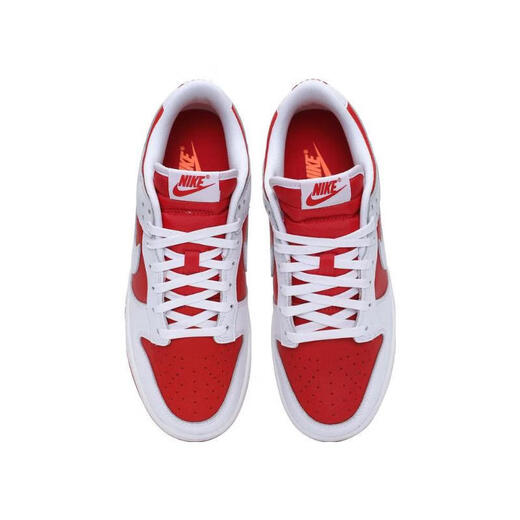 耐克男子白红 DUNK LOW RETRO板鞋运动休闲鞋 DD1391-600 39