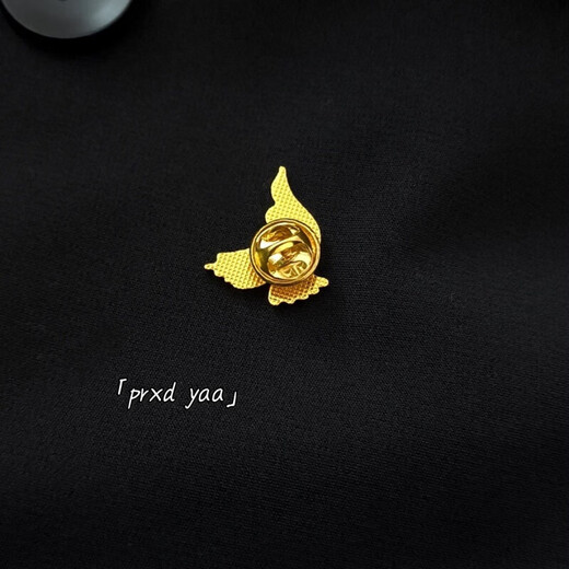 Annunciation Bird suit badge bird logo material gold-plated LOGO pin suit anti-exposure brooch c Annunciation Bird suit