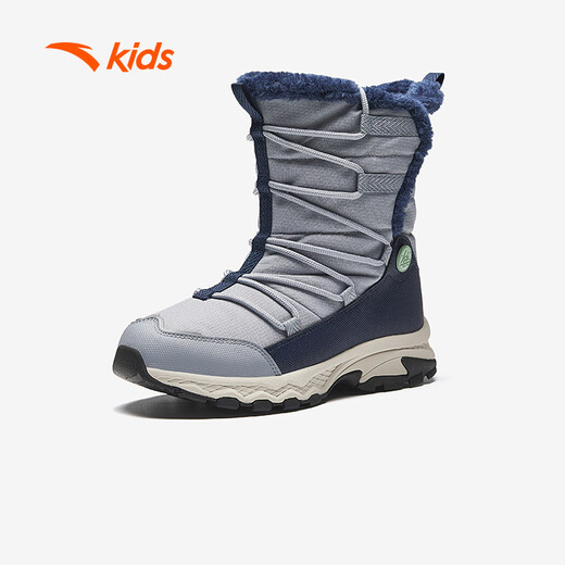 ANTA children's sports shoes for boys and girls outdoor series one-leg high-top boots cotton shoes A12446923