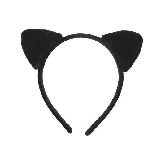 Ombi bear gold velvet cat ear headband for women, cute, super cute and sweet, cute headband, face wash hairpin, hair clip, black