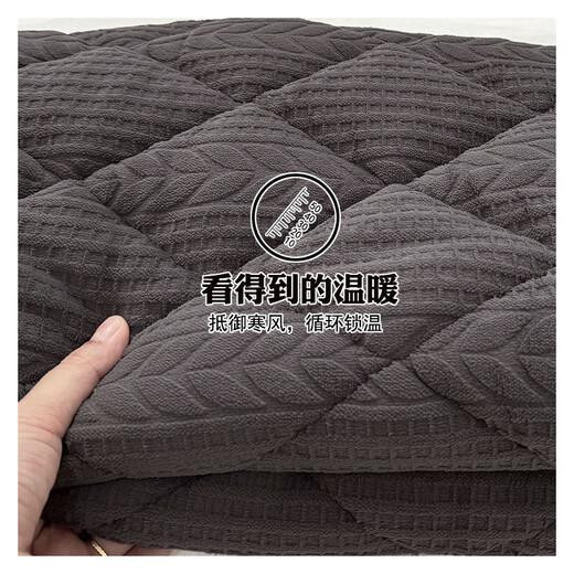 随阅睡衣男士冬季加绒加厚爸爸棉袄冬天牛奶绒保暖家居服中老年人套装 N9926F蓝 牛奶绒 升级加厚 L 码 90-120斤