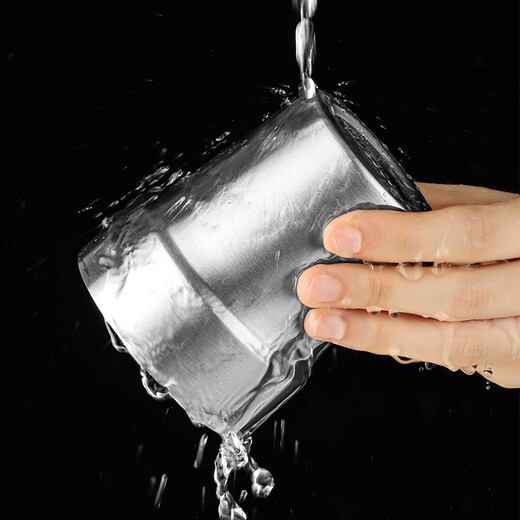 Baijie 304 double-layer cup stainless steel step cup Korean beer cup coffee cup stainless steel water cup 260ml single pack