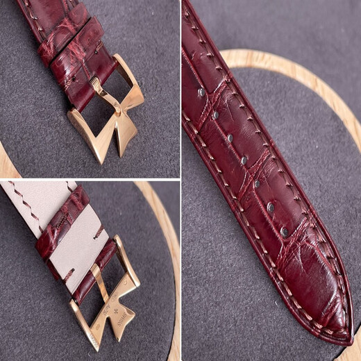 Occasion 99 nouvelle Vacheron Constantin Heritage Series 43075/000R-9737 or rose plaque blanche ceinture crocodile montre mécanique d'affaires décontractée pour hommes