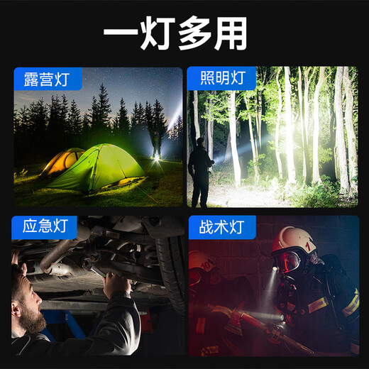 SupFire flashlight, strong light, super bright, long battery life, outdoor survival zoom, military small portable home special sky-penetrating cannon emergency light