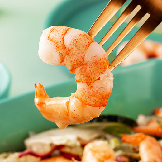 GUO LIAN Guolian Jade Raw Shrimp Seafood De-ice Net Weight 2 Jin Jin is equal to 0.5 kg 156-198 shrimp de-lined 4 million + positive reviews