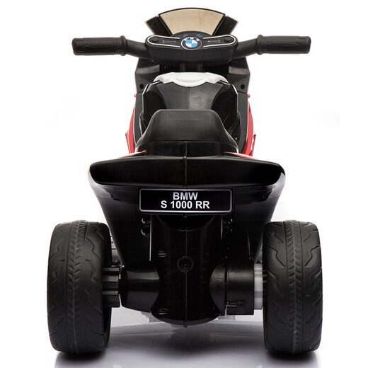 BeRica children's electric car, three-wheeled motorcycle, BMW authorized toy car for boys and girls, can sit on a person, baby gift