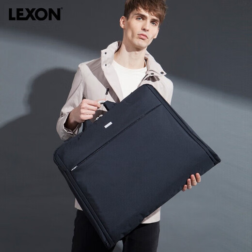 LEXON Suit Storage Bag Men's Business Travel Suit Bag Clothing Storage Bag Business Travel Bag Formal Bag Black