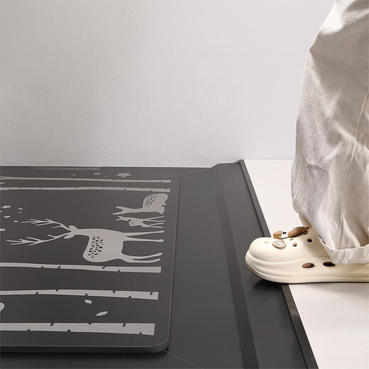 Fantasy Island bathroom sunken slate shower board bath shower room anti-slip stone bathroom dry and wet separation partition foot pedal customized Lin Shenjianlu area 0.8 2-piece set no stone base