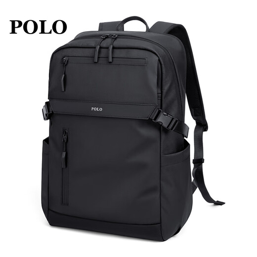 POLO Backpack Men's Short Travel Backpack Large Capacity School Bag 16/17.3 Inch Computer Bag Business Travel Bag