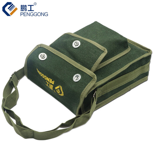 Camouflage tool bag single shoulder multi-functional repair bag Oxford cloth canvas electrician large hardware storage bag camouflage tool bag