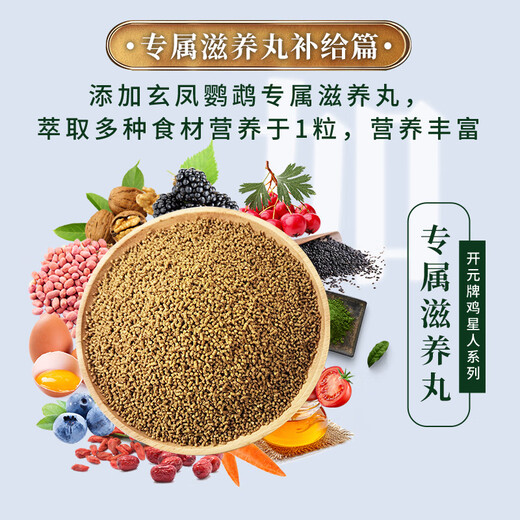 Kaiyuan full price bird food Jixingren series parrot food nutritious bird food bird food cockatiel food 700g