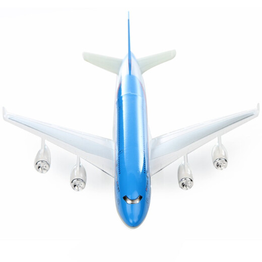 Caipo (CAIPO) children's toys alloy aircraft sound rebound alloy aircraft fighter civil aviation airliner model toy male A380 passenger aircraft transparent model (no bracket bulk model)