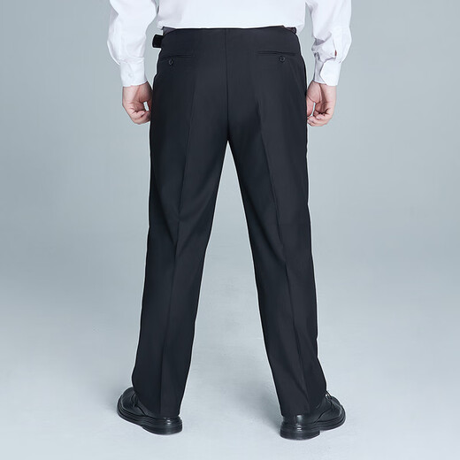 Ayou fat plus size formal trousers men's business casual solid color trousers plus fat extra large loose straight work work trousers men